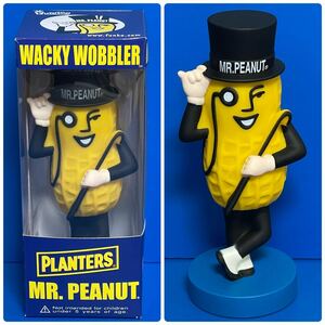 Funko ファンコ Mr.PEANUT ミスターピーナッツ フィギュア BOBBLE HEAD バブルヘッド ボブルヘッド ボビングヘッド アメリカ雑貨 新品 No.K