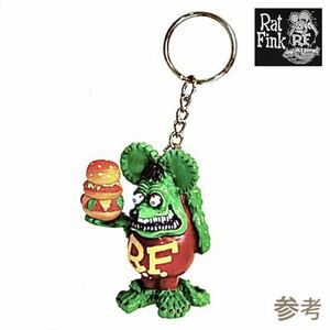 Rat Fink ラットフィンク キーホルダー キーチェーン ハンバーガー インテリア雑貨 アメリカ雑貨 新品未開封