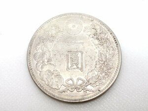 一圓 新1円銀貨 明治36年 直径:約38.0ｍｍ 重さ:約26.933ｇ 比重値:約10.32 古銭/硬貨/通貨/明治三十六年/一円 9K32 H3-A4