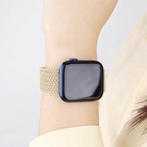 アップルウォッチ バンド 3本セット Watchband ソロループ S 可愛い SE 8 SE 7 38mm 40mm 41mm ベージュ 黒 青 送料無料 安い apple watchの画像4