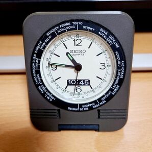 SEIKO セイコー 置時計 Seikosya 稼働品 アウトドア ミリタリー 旅行 腕時計 希少 アンティーク おまけ付き