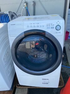 NI010179◆SHARP/シャープ◆ドラム式洗濯乾燥機　2020年製 ES-S7D-WR 動作品　洗濯7Kg　乾燥3.5ｋｇ　右開き