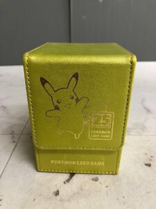 YI020334 ポケモンカード デッキケース 25th ANNIVERSARY GOLDEN BOX ポケットモンスター pokemon 合皮製 直接引き取り歓迎