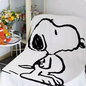  free shipping * immediate payment! new goods blanket Snoopy blanket light .. blanket cooler,air conditioner avoid pretty Kids baby * Snoopy pattern /120cm×180cm