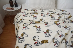 БЕСПЛАТНАЯ ДОСТАВКА ★ Новый пилот Snoopy Thin Blanket Blanet Mite Kids New Life Present ★ Pilot Snoopy/127 × 178см