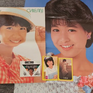 堀ちえみ　ポスター　ピンナップ　シール　ステッカー　当時物　80年代アイドル