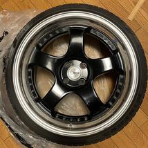 SSR プロフェッサー SP1 7.5J + 43 8.0J + 37 18インチ タイヤ 4穴 4H 段リム 3ピース PCD100 4本 旧車 希少 _画像1