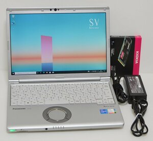 ★CF-SV1RDLKS Core i5-1145G7 12.1型TFT16GB/SSD1TB(新品)/無線LAN/顔認証対応カメラ/Windows 10Prp★累積使用300h