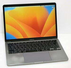 ★MacBook Pro 13-inch 2020 Core i5(2GHzクアッドコア)16GB/SSD512GB/Four Thunderbolt/Ventura/スペースグレイ★1円～