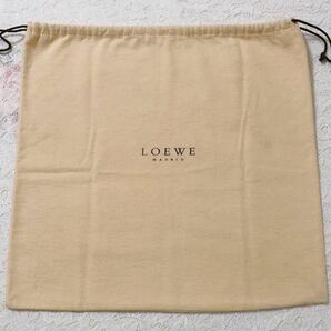 ロエベ「LOEWE」バッグ保存袋 2枚組 旧型 (3392) 正規品 付属品 内袋 布袋 巾着袋 布製 ベージュ の画像7