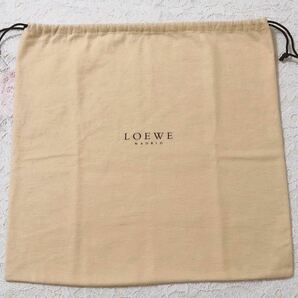 ロエベ「LOEWE」バッグ保存袋 2枚組 旧型 (3392) 正規品 付属品 内袋 布袋 巾着袋 布製 ベージュ の画像6