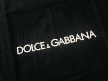 ドルチェ&ガッバーナ「DOLCE&GABBANA 」バッグ保存袋 (3666) 正規品 付属品 内袋 布袋 巾着袋 68×56cm ブラック 布製 特大サイズ_画像4