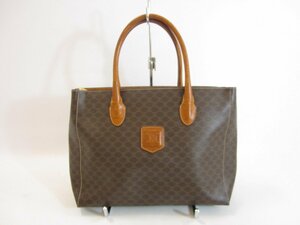 Celine / セリーヌ ハンドバッグ ミニトート マカダム柄 ヴィンテージ レディース ブラウン