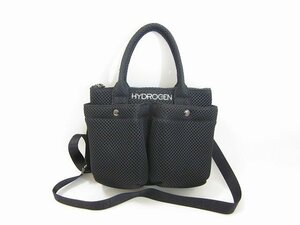 HYDROGEN / ハイドロゲン ヘルメットBAG ショルダーバッグ 2wayバッグ メッシュ ミニトートバッグ メンズ ブラック