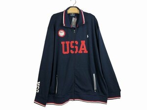 POLO RALPH LAUREN/ポロ ラルフローレン U.S.PARALYMPIC TEAM ジップスウェット 大きいサイズ サイズ : XXXXL ネイビー