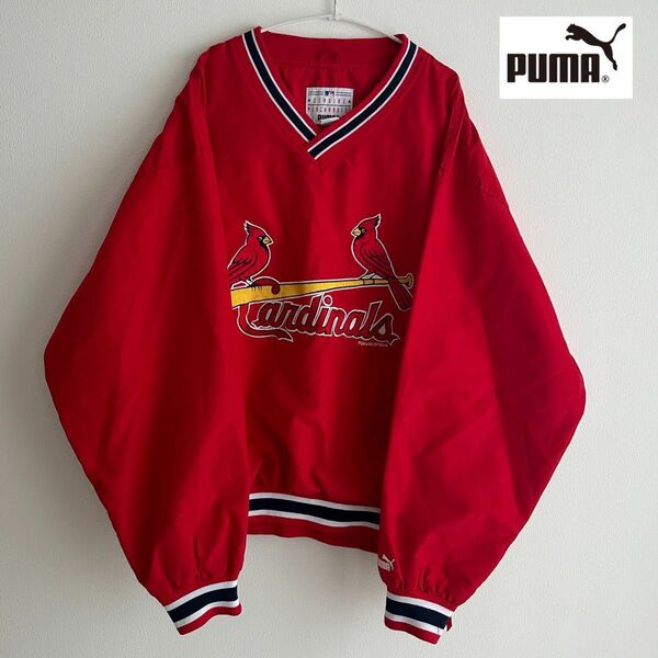 PUMA 90s ナイロンプルオーバー candinala 鳥　 STARTER NBA 赤　ナイロンジャケット　OLDPUMA