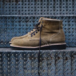 A6644 Новая USMC USN 40S Vintage Style Rough Out Boot Angy Army