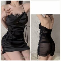 A9691☆新品上質 ワンピースレディース 20代30代40代 着心地抜群 極美品 sexy ミニ丈 つるつる white_画像2