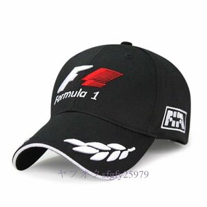 A728B☆新品野球帽 アウトドアスポーツ F1レース 男性のファッション プリント 刺繍 野球 ロングバイザー つば 太陽帽子