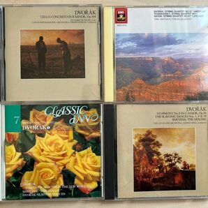 ドヴォルザーク 交響曲第8、9番、チェロ協奏曲/アメリカ セル指揮 クリーヴランド管 堤剛 コシュラー チェコ・フィル 他