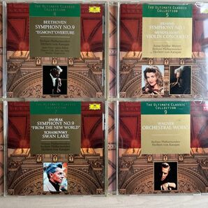 ベートーヴェン/ドヴォルザーク交響曲第9番ブラームス 同第1番 ワグナー 管弦楽曲 カラヤン指揮ウィーン・フィル ムター 他