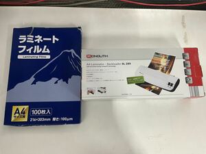 ★モノリス製　MONOLITH ラミネーター OL289　おまけ有　新品未使用品★