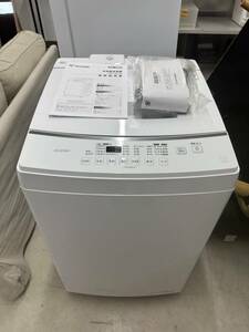 【s1941】【中古品】 美品！ 2023年製 IRIS OHYAMA アイリスオーヤマ 全自動洗濯機 IAW-T804E 8kg ホワイト