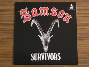 【NWOBHM】UK盤LP★SAMSON / SURVIVORS サムソン / サヴァイヴァーズ 1stアルバム THUNDERBOLT Records THBL-001★