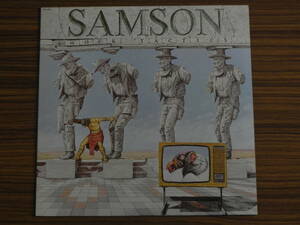 【NWOBHM】国内盤LP★SAMSON / SHOCK TACTICS サムソン / 魔界戦士 3rdアルバム RCA RPL-8096★