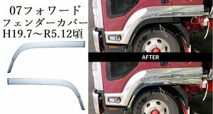 07 Forward plating front fender cover long type left right set JETinoue572300( Manufacturers direct delivery * juridical person sama only shipping possibility )