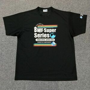 * Yonex BWF Super Series 2008 JAPN OPEN T-shirt S size YONEX *
