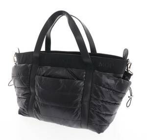  Moncler down "мамина сумка" MOMMY BAG большая сумка сумка на плечо 2WAYwi мужской черный пакет имеется 