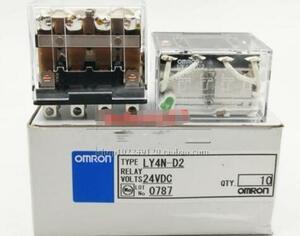 新品★★10個入りセット 新品★ OMRON オムロン リレー　LY4N-D2　 DC24V/24VDC 【６ヶ月保証】