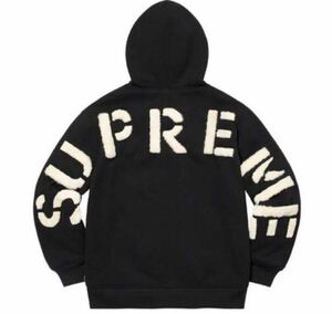 Supreme Faux Fur Lined Zip Up Hooded L パーカー　ブラック