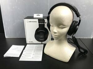 ピ/audio-technica/プロフェッショナルモニターヘッドフォン/ATH-M20x/動作確認済/密閉ダイナミック型/説明書付/箱入り/1.29-6KS