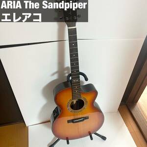Aria The Sandpipfr 日本製エレアコ アリア サンドパイパー エレクトリックアコースティックギター 