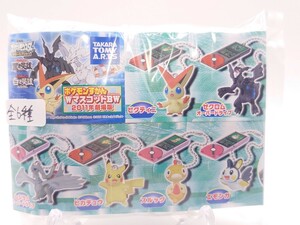 ポケモンずかんWマスコットBW 2011年劇場版 全6種セット　ビクティニ　ゼクロム　レシラム　ピカチュウ　ズルッグ　エモンガ