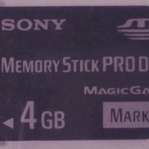 1円から売り切りスタート・・SONY ソニー MEMORY STICK PRO DUO MAGIC GATE MARK2 ４GB 20240218 j 202 0205の画像1