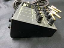 LEEM micro mixer WAM-490・コンパクト ラインミキサー・LRシールド 3M 付属！通電＆音出し確認済！_画像5