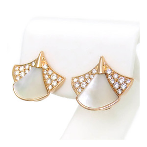  BVLGARY ti-va Dream earrings 750 (K18PG) lady's BVLGARI [ beautiful goods ] used [ jewelry ]