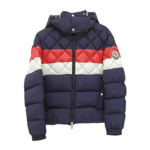 モンクレール JANVRY GIUBBOTTO ダウンジャケット 41934 85 54155 メンズ ネイビー レッド ホワイト MONCLER 中古 【アパレル・小物】