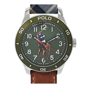  Ralph Lauren Polo player 472836826003 self-winding watch stainless steel men's RALPH LAUREN used [ clock ]