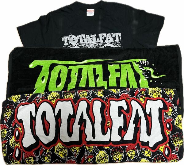 TOTAL FAT Tシャツ、タオル2点セット