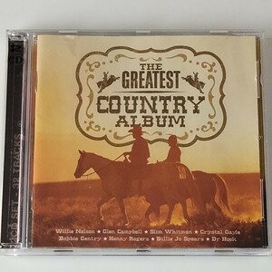 【輸入盤2枚組/カントリー 32曲】THE GREATEST COUNTRY ALBUM(724386613127)Glen Campbell/Kenny Rogers/Willie Nelson/Crystal Gayle