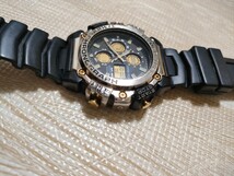 ジャンクレトロ 腕時計 SEIKO ALBA HYPER-TECH 1/1000 CHRONOGRAPH V083-7010 ブラック盤 電池交換済 セイコー _画像3