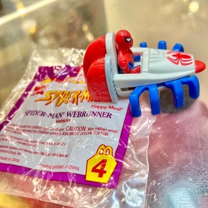 マクドナルド ハッピーミールトイ スパイダーマン ハッピーセット おもちゃ 1995年製 McDonald’s Happy Meal toys Spider-Man の画像4