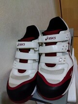 美品 asics 安全靴 25.5cm アシックス セーフティシューズ ベルクロ_画像6