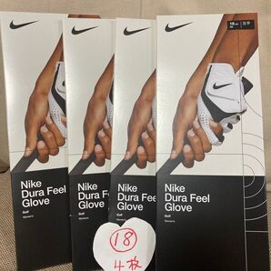 新品レディス用Nikeナイキ ゴルフ ウィメンズ デュラフィールX レディースゴルフグローブ GF2011-284サイズ18左4枚