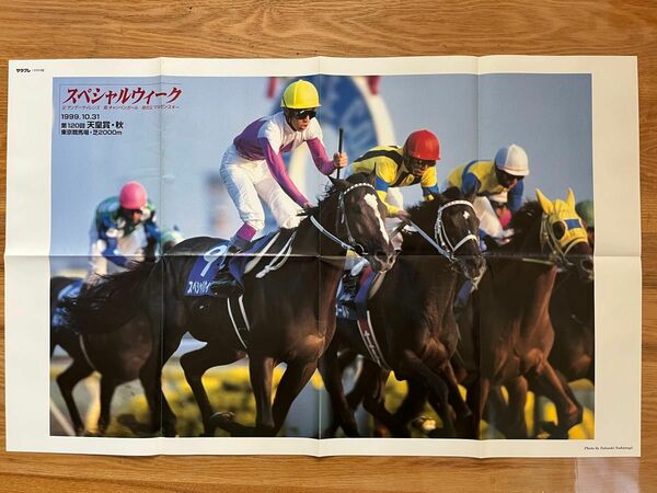 スペシャルウィーク 天皇賞秋 サラブレ ポスター 競馬