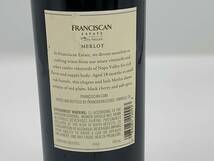 ★古酒★FRANCISCAN ESTATE　NAPA VALLEY　MERLOT 2011　フランシスカン　メルロー　ナパ・ヴァレー　ワイン　未開栓_画像5